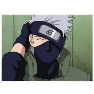 😅 Kakashi Hatake Naruto kakashi, naruto, anime, manga, ninja, kakashi hatake telegram sticker