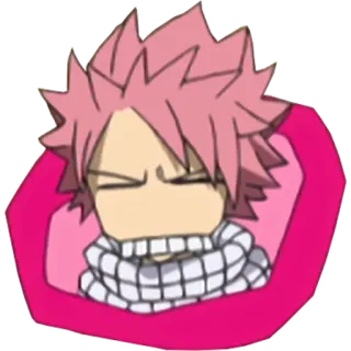 Natsu Dragneel by Sangus103 telegram stickers