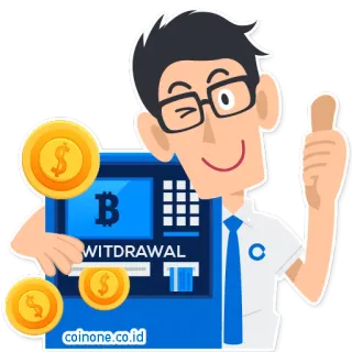 😘 WITHDRAWAL coinone.co.id биткоин, криптовалюта, снятие, финансы, деньги, монеты, банкомат whatsapp sticker