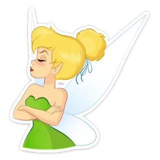 🧚‍♂ Tinkerbell Peter Pan Tinkerbell, fairy, Disney, cartoon, Peter Pan telegram sticker