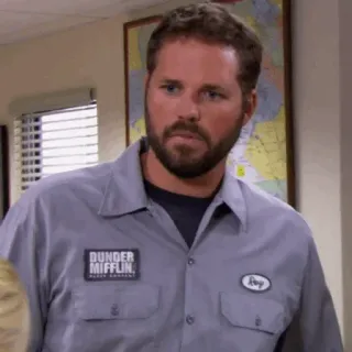 🗞 Roy Anderson The Office the office, tv, dunder mifflin, roy, lager telegram sticker