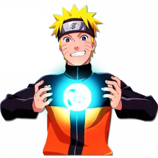 🔵 Naruto Uzumaki Naruto ナルト, アニメ, 漫画, 忍者, 螺旋丸 telegram sticker