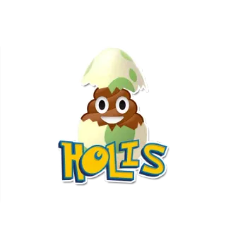 💩 Holis ei, kacka, emoji, hola, gruß, hallo whatsapp sticker
