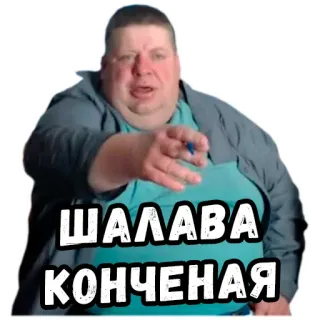 👉 ШАЛАВА КОНЧЕНАЯ rosyjski, obraza, obraźliwe, przekleństwo, wskazywanie, osoba, wyrażenie telegram sticker