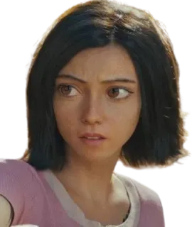 😒 Alita Alita: Battle Angel Alita, Battle Angel, Mangá, Ciborgue, Filme, Anime whatsapp sticker
