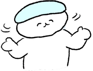 😕 卡通, 角色, 可爱, 快乐, 卡哇伊, 人物 telegram sticker