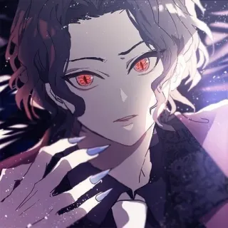 🌟 Anime, Vampiro, Personagem, Arte, Ilustração, Mangá telegram sticker