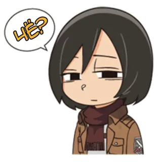 Атака Титанов @nyasticks telegram stickers