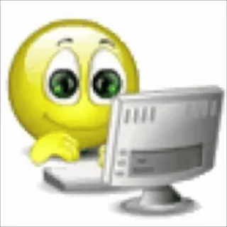 👩‍💻 smiley face telegram sticker