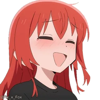 😂 Kita Ikuyo Bocchi the Rock! Fox_x_Fox telegram sticker