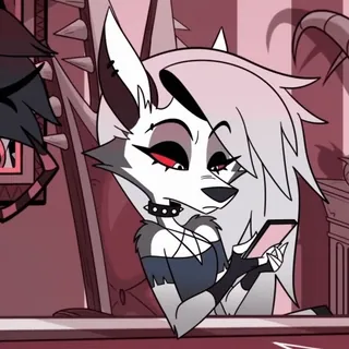 📱 Loona Helluva Boss loona, ヘルヴァボス, カートゥーン, アニメシリーズ, ヘルハウンド telegram sticker