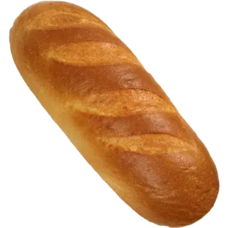 😔 bread, food, baked goods, loaf, carbohydrate whatsapp sticker