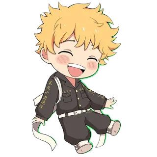 😄 東京卍會 Anime, Chibi, Postać, Manga, Japoński, Tokyo Manji Gang telegram sticker