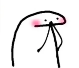☁️ человечек, florkofcows, flork, простой, мультяшка whatsapp sticker