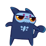 🤫 Dessin animé, Personnage, Geste doigt, Offensant, Expression whatsapp sticker