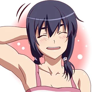 😁 Anime, Gadis, Senyum, Lucu, Kartun telegram sticker