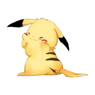 😉 Pikachu pokemon, lindo, dibujos animados, amarillo, anime, pikachu whatsapp sticker