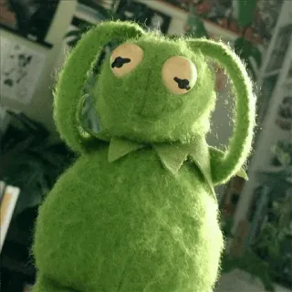 🐸 Kermit Kermit the Frog, Muppet, puppet, green, funny, cute, meme telegram sticker