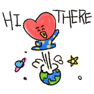 UNIVERSTAR BT21- Cool Kids @Nekosticker telegram stickers