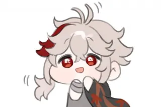 ☁️ Kaedehara Kazuha Genshin Impact Anime, Sticker, Genshin Impact, Kazuha, Niedlich, Videospielcharakter telegram sticker