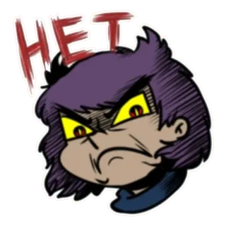 😡 HET angry, cartoon, meme, expression telegram sticker