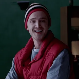 🚬 Jesse Pinkman Breaking Bad jesse pinkman, breaking bad, reaction, meme, aaron paul, tv show, happy, smile telegram sticker