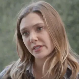 🌻 Elizabeth Olsen Elizabeth Olsen, attrice, celebrità, ritratto, capelli biondi, donna, americana telegram sticker