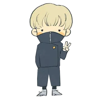 😁 Аниме, Мультфильм, Манга, Персонаж, Милый, Наклейка telegram sticker