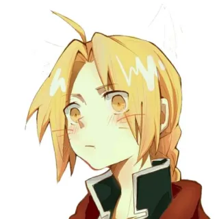 😺 Edward Elric Fullmetal Alchemist Anime, Mangá, Personagem, Fanart, Fullmetal Alchemist, Edward Elric, Desenho animado telegram sticker