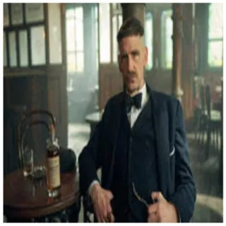 🙂 Arthur Shelby Peaky Blinders 亚瑟·谢尔比, 浴血黑帮, 角色, 电视剧, 剧情, 黑帮 whatsapp sticker
