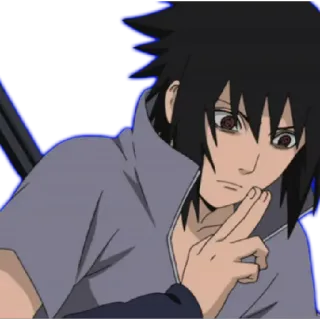 🔥 Sasuke Uchiha Naruto sasuke, uchiha, naruto, animé, manga, ninja, personnage whatsapp sticker