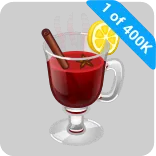 🎁 1 of 400K ไวน์ร้อน, เครื่องดื่มร้อน, ฤดูหนาว, วันหยุด, มะนาว telegram sticker