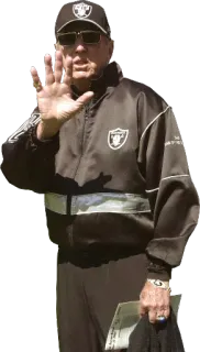 ✋ John Madden John Madden, Allenatore Football Americano, NFL, Raiders, Sport, Allenatore, Football Americano telegram sticker