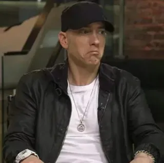 😊 Eminem 埃米纳姆, 说唱歌手, 名人, 音乐家 telegram sticker