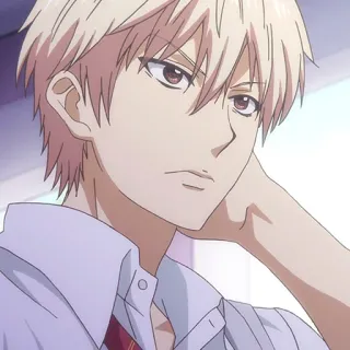 🎵 Anime, Manga, Ragazzo, Personaggio, Ritratto, Divisa scolastica whatsapp sticker