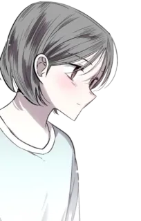 ☺️ Anime, Manga, Portrait, Femme, Fille whatsapp sticker