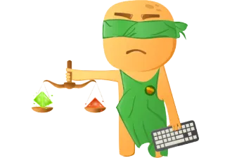 😶 giustizia, bilancia, equilibrio, legge, bendata, tastiera telegram sticker