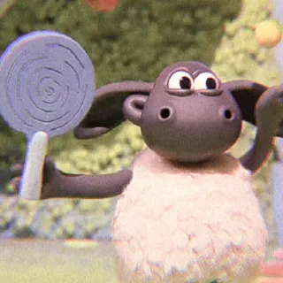 🍫 Shaun the Sheep ひつじのショーン, 羊, アニメ, 動物 telegram sticker