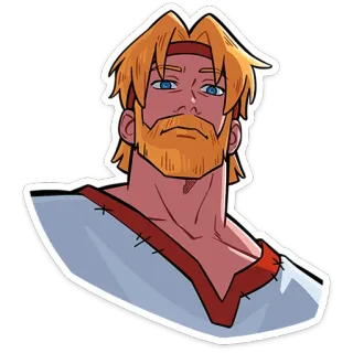 ⭐ man, cartoon, character, illustration, sticker telegram sticker