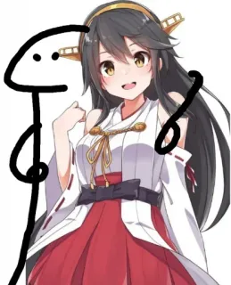 😉 аниме, стикер, мультфильм telegram sticker