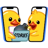 Duck X by @its_tg telegram stickers