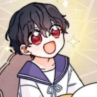 🧸 Anime, Menino, Criança, Desenho animado, Adesivo whatsapp sticker