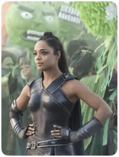 😎 Valkyrie Thor: Ragnarok ヴァルキリー, テッサ・トンプソン, マーベル, ソー, ラグナロク, スーパーヒーロー, 映画, アスガルド telegram sticker