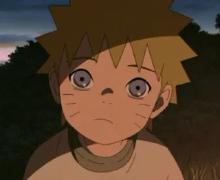 🌌 Naruto Naruto, anime, crying, sad, boy, character telegram sticker