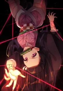 😃 Nezuko Kamado Demon Slayer Nezuko, Demon Slayer, Anime, Mangá, Personagem, Garota Anime whatsapp sticker