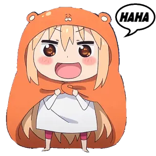 😂 HAHA Animé, Dessin animé, Drôle, Chibi, Haha, Expression whatsapp sticker