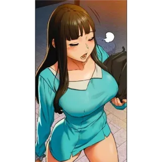 🎃 Desenho animado, Anime, Mulher, Vestido telegram sticker