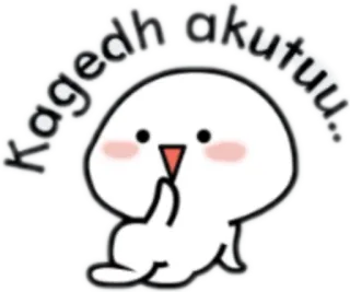 😳 Kagedh akutuu.. telegram sticker