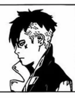 🪐 动漫, 漫画, 人物, 漫画, 绘画, 黑白 telegram sticker