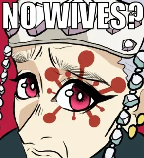 🧬 Tengen Uzui Demon Slayer NO WIVES? Anime, Demon Slayer, Tengen Uzui, Pas de femmes telegram sticker